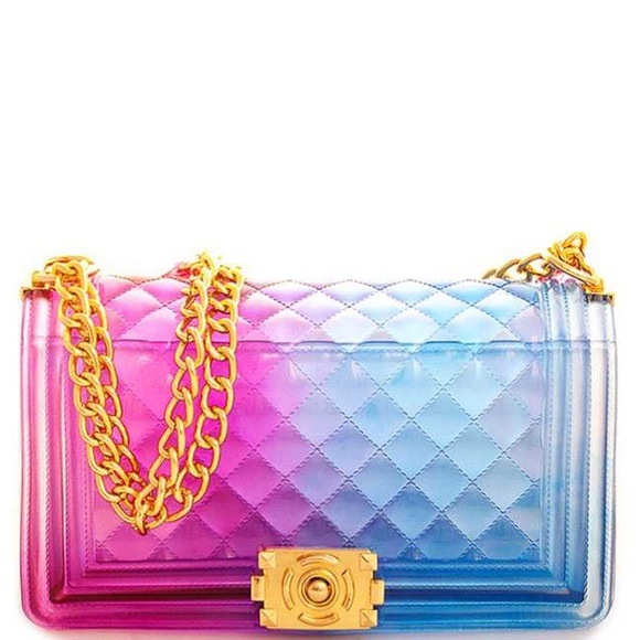 Semi Transparent Jelly Crossbody Purse - Picture 2 of 7